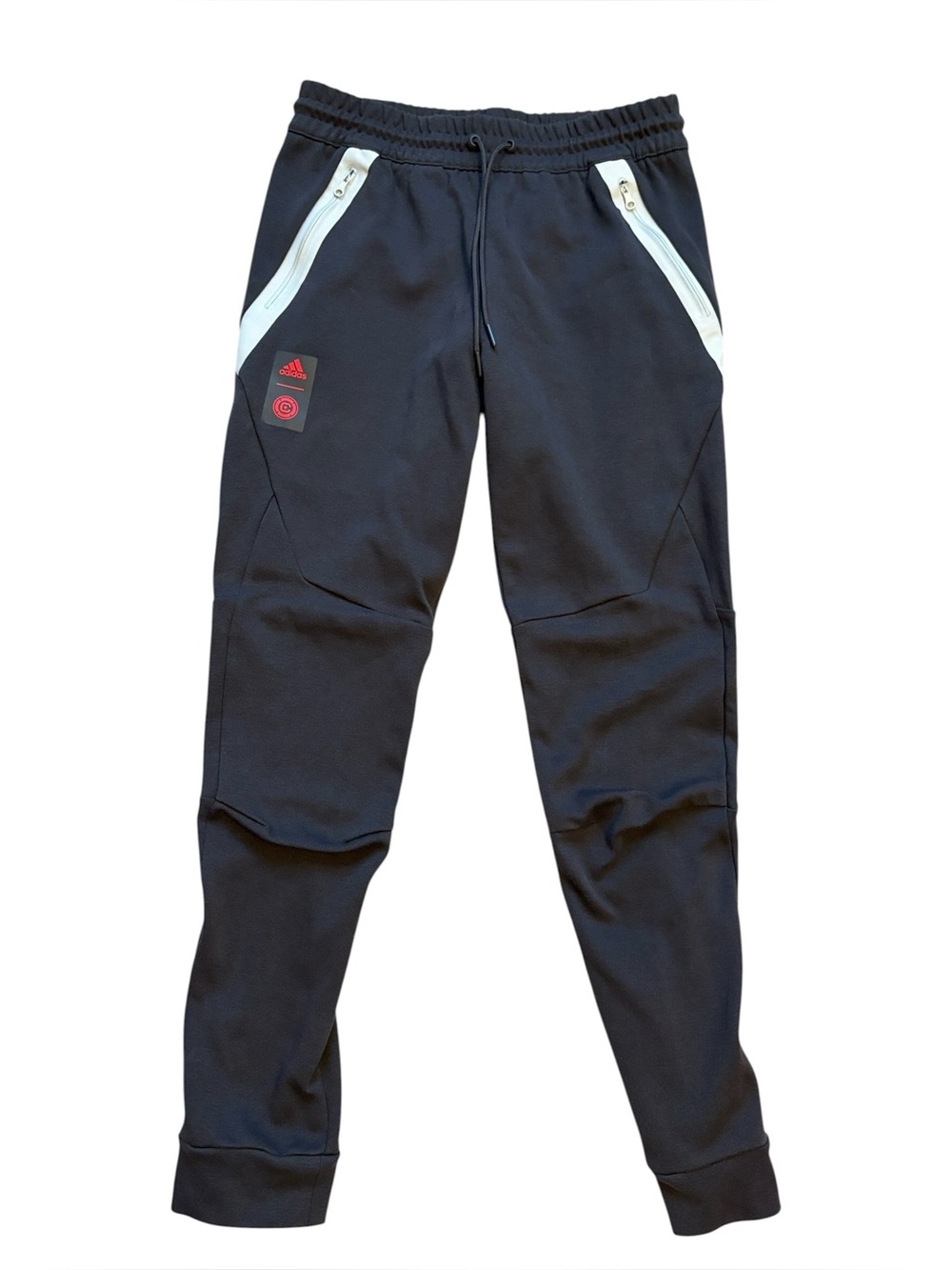 Adidas Men’s Real Salt Lake Player Club Travel Pants Dark Gray Size M